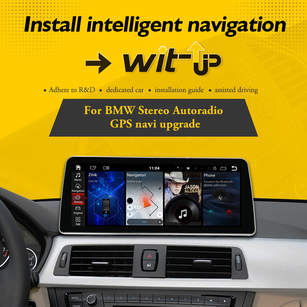 BMW Stereo Radio CarPlay Screen Upgrade