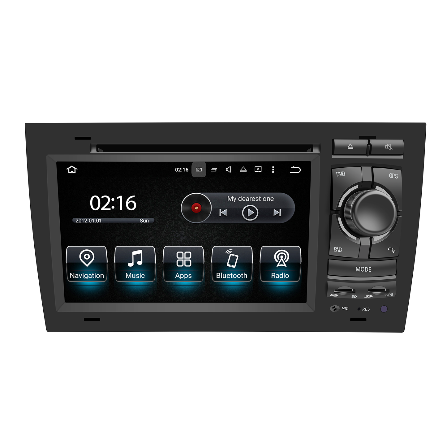 Wit-Up Audi A4 Stereo Car Radio Dash Kit Upgrade Head Unit 2004-2008 Radio Replacement 7 inch With Wireless Apple Carplay Aftermarket Camera Andio Auto Screen Mirror Bluetooth Music Video BT DVD Google Map - Wit-Up Media Refit Tech