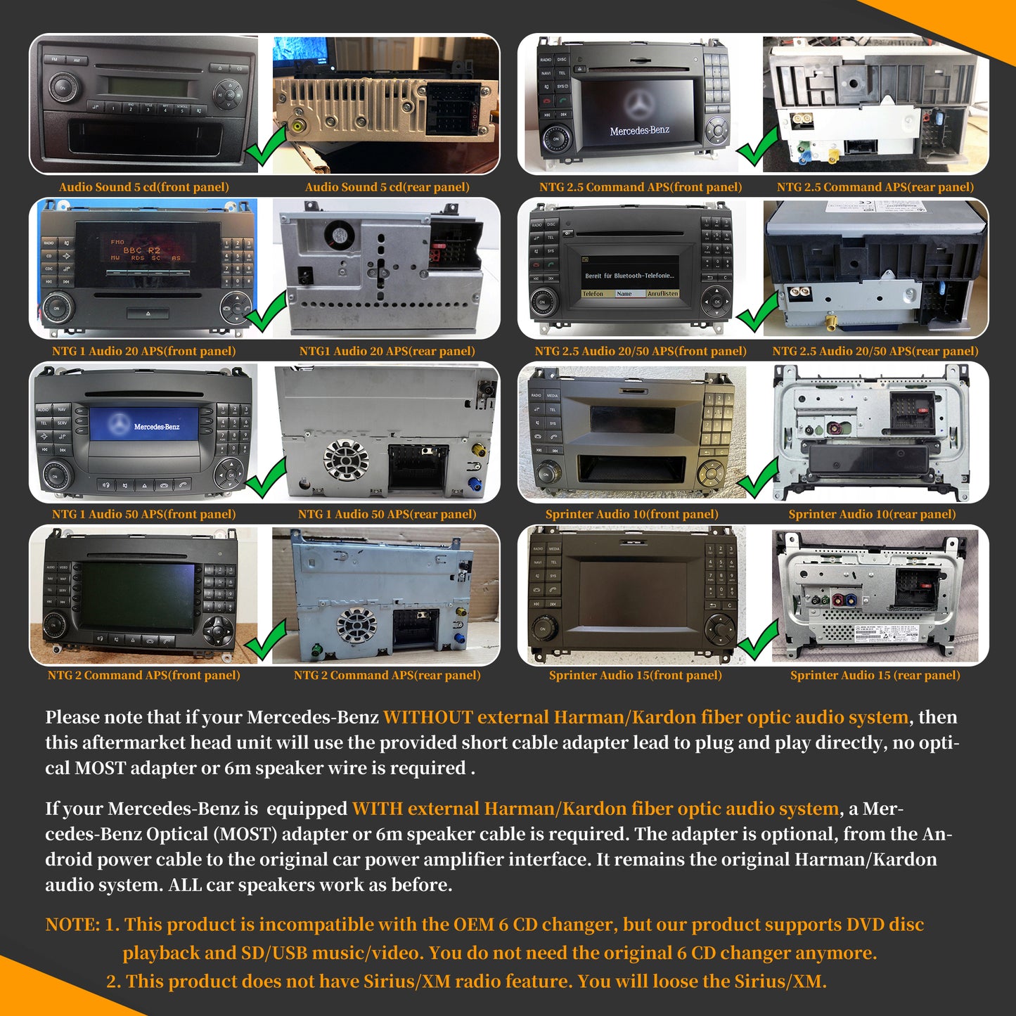 Wit-up Mercedes W169 C169 A-Class Radio Upgrade 7-inch Touch Screen Add Wireless Apple CarPlay Android Auto Android System GPS Navigation Google Maps Vehicle Cameras Bluetooth Calls AM FM DVD Netflix YouTube