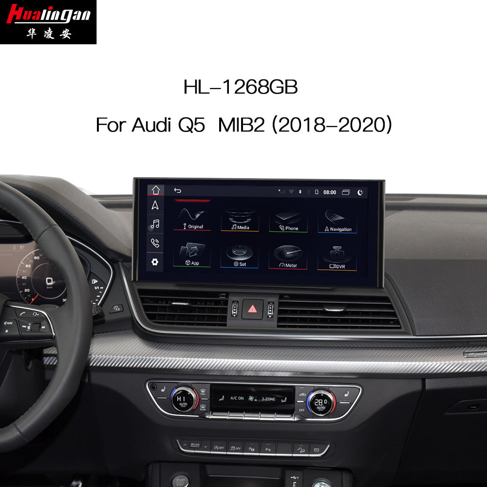 Wit-Up Audi Q5 Android Multimedia Car Radio SQ5 80A MIB2 12.3 '' Blu-Ray Touch Screen Apple CarPlay GPS Navigation Apple CarPlay  Android 13 Music Google Aftermarket Mirroring Music TikTok Netflix Spotify  2018  2019 2020 Wit-Up Media Refit Tech