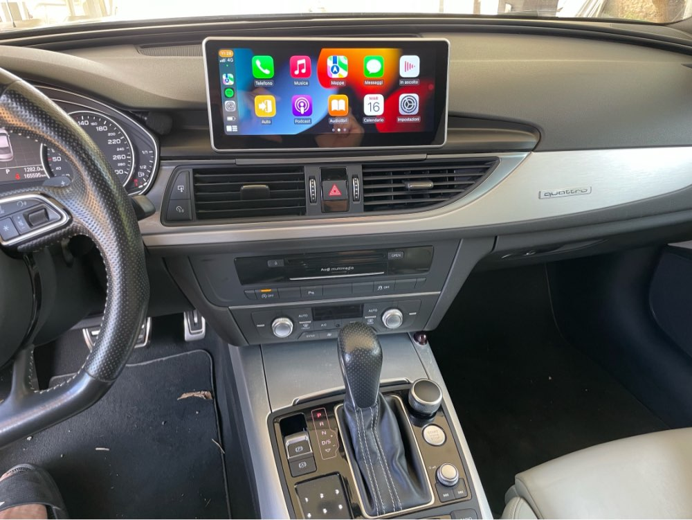Audi A6 C7 Android Head Unit Radio Audio Upgrade A7 MMI 10.25 inch Touch Screen GPS Navi Car Stereo Wireless Carplay Music Game Netflix Waze Tiktok Youtube 2011 2012 2013 2014 2015 2016 2017 2018 Wit-Up CarPlay Android Screen Upgrade