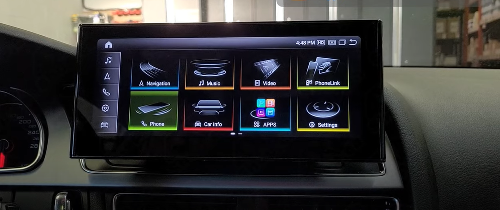 Wit-Up Audi A4/A5 B8 B8.5 MMI 2G 12.3" Touchscreen GPS Navi Autoradio Stereo Wireless Carplay (2009-2015) Youtube Apply Carplay AirPlay Mirroring Wired Android - Wit-Up Media Refit Tech