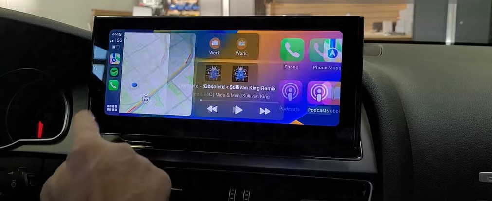 Wit-Up Audi A4/A5 B8 B8.5 MMI 2G 12.3" Touchscreen GPS Navi Autoradio Stereo Wireless Carplay (2009-2015) Youtube Apply Carplay AirPlay Mirroring Wired Android - Wit-Up Media Refit Tech