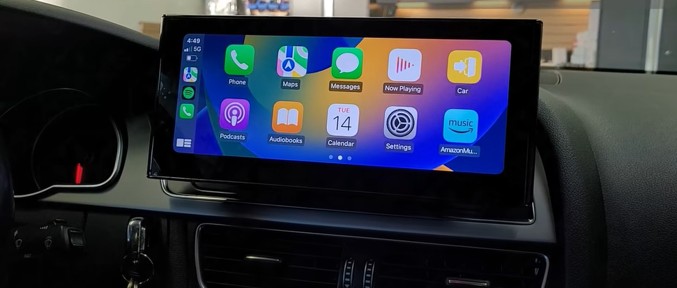 Wit-Up Audi A4/A5 B8 B8.5 MMI 2G 12.3" Touchscreen GPS Navi Autoradio Stereo Wireless Carplay (2009-2015) Youtube Apply Carplay AirPlay Mirroring Wired Android - Wit-Up Media Refit Tech