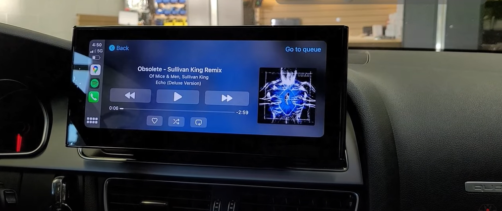 Wit-Up Audi A4/A5 B8 B8.5 MMI 2G 12.3" Touchscreen GPS Navi Autoradio Stereo Wireless Carplay (2009-2015) Youtube Apply Carplay AirPlay Mirroring Wired Android - Wit-Up Media Refit Tech
