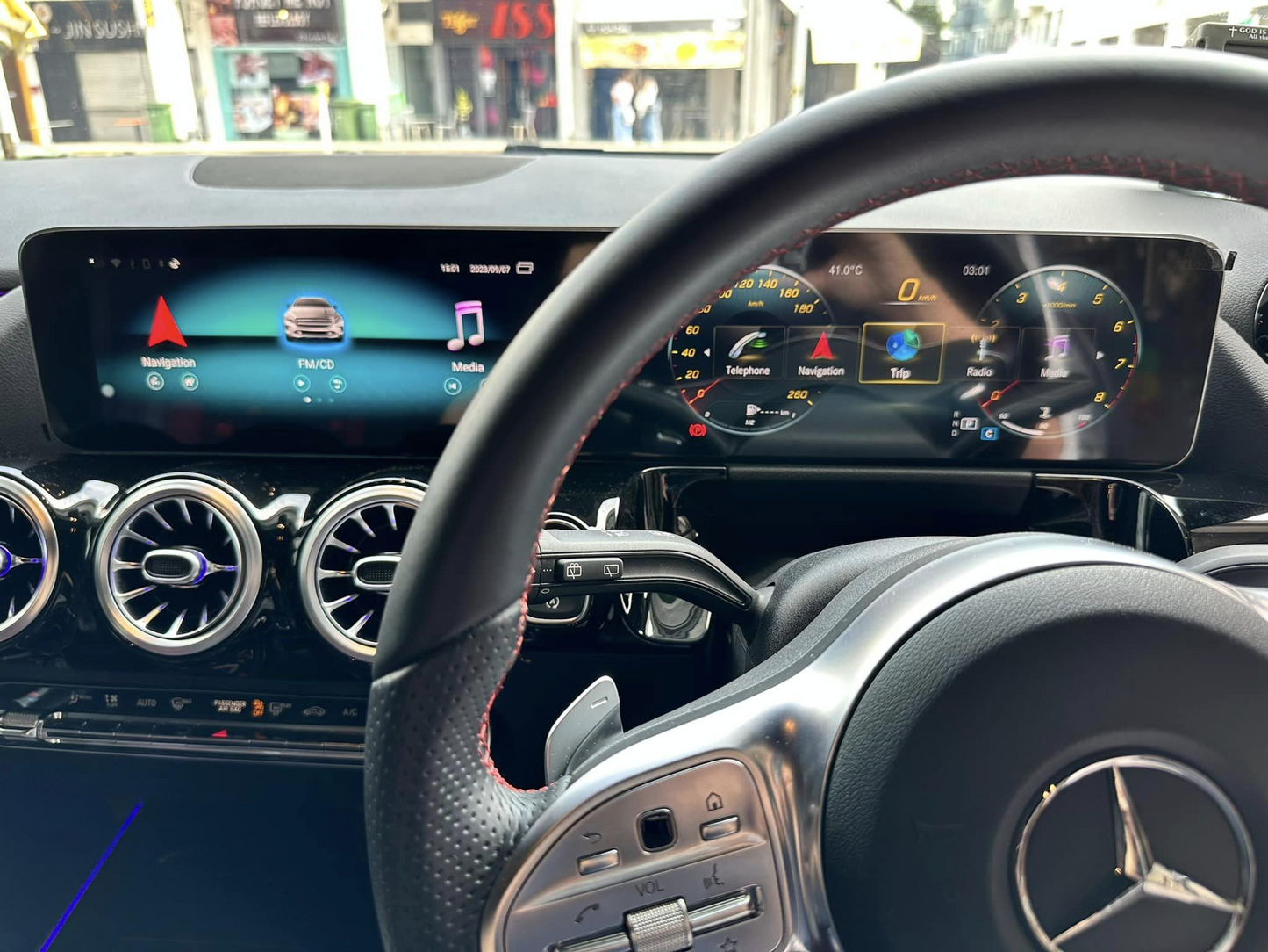 Adaptador Android CarPlay para Mercedes 12,3 "clase A W177 NTG6 MBUX Radio navegación actualización sistema Multimedia inalámbrico CarPlay