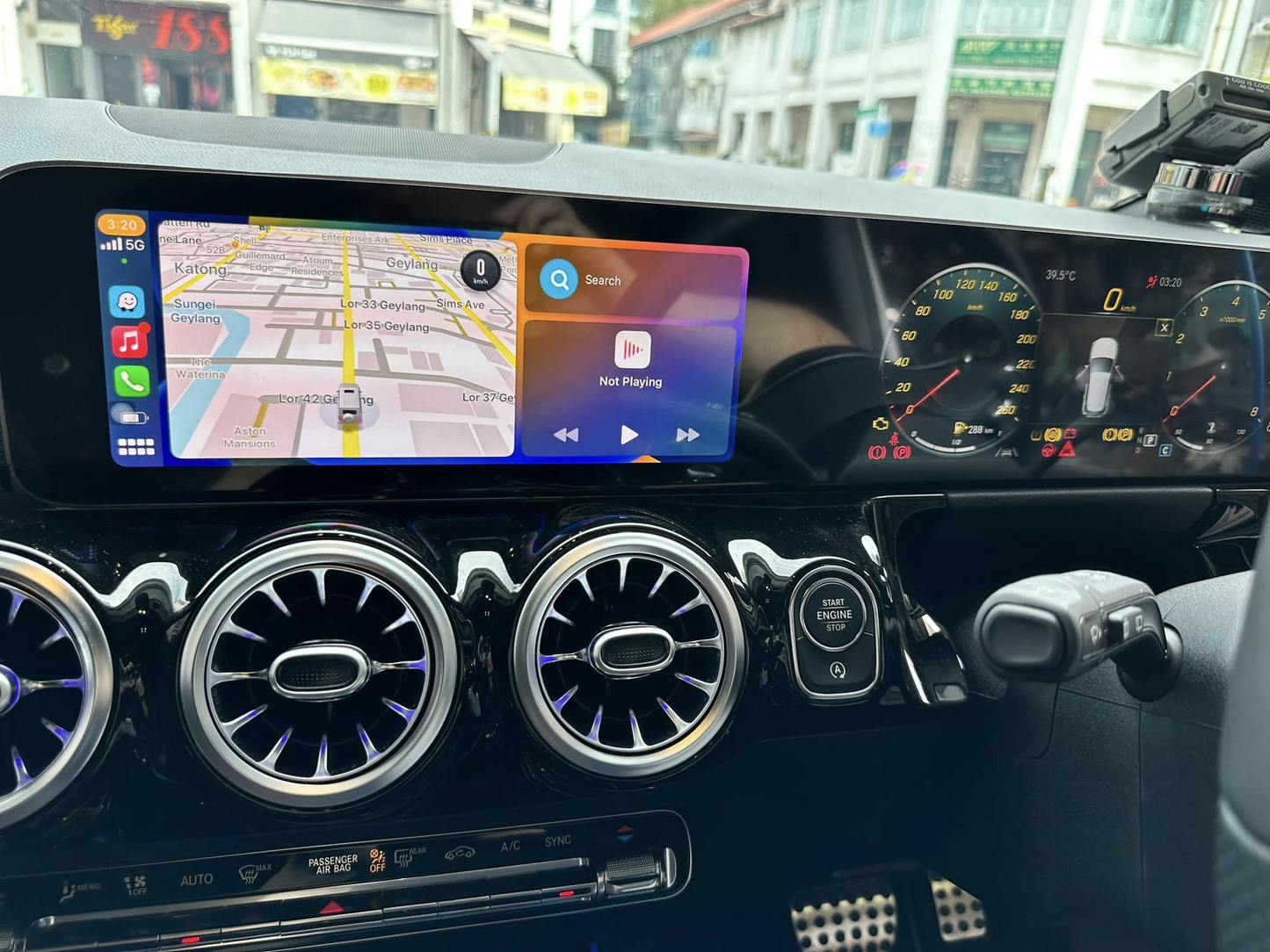Adaptador Android CarPlay para Mercedes 12,3 "clase A W177 NTG6 MBUX Radio navegación actualización sistema Multimedia inalámbrico CarPlay