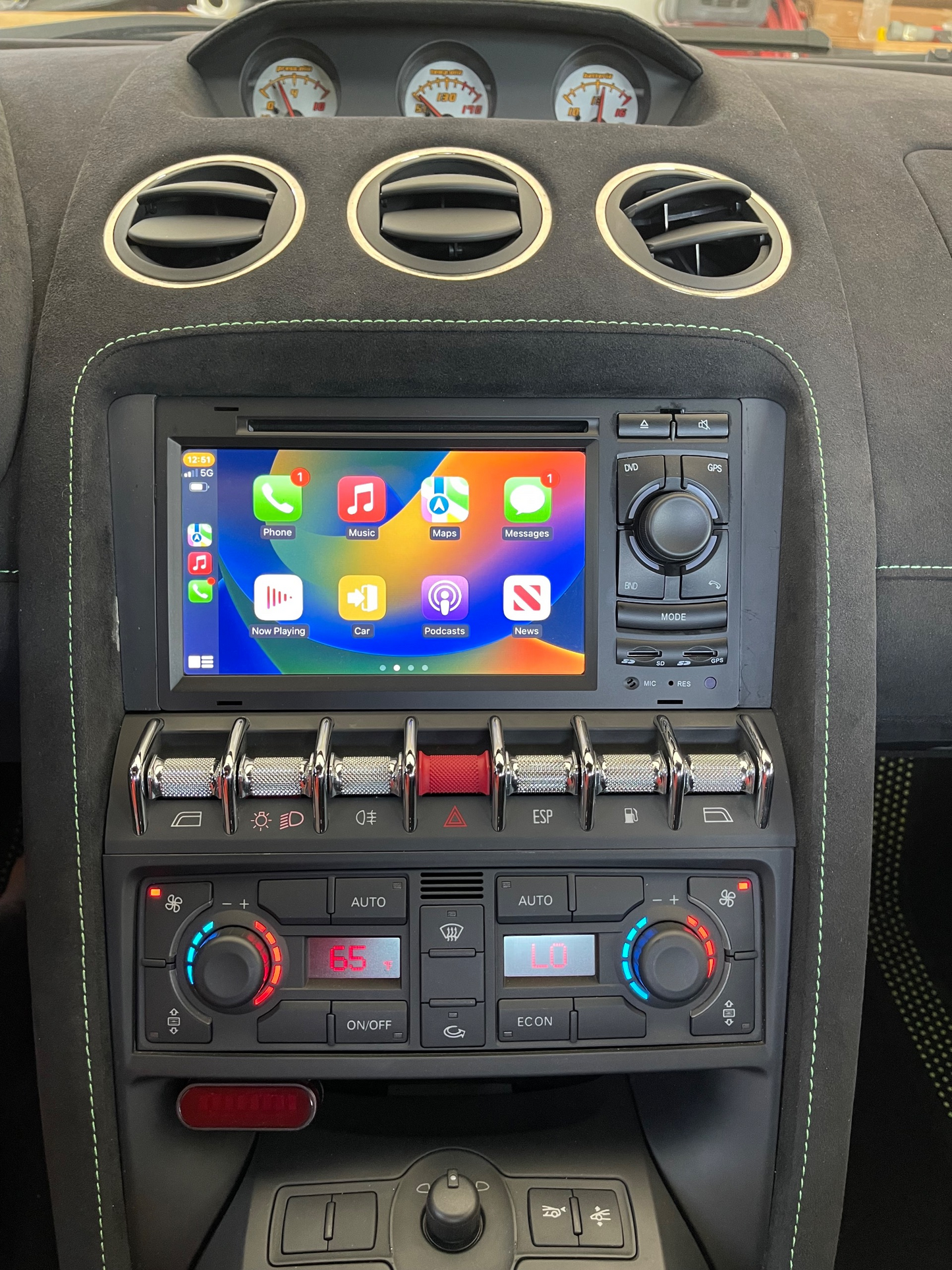 Wit-Up For Lamborghini Gallardo 2003-2015 7" Android 12.0 Radio GPS Head Unit Aftermarket Radio Upgrade Stereo Navigation with Apple CarPlay