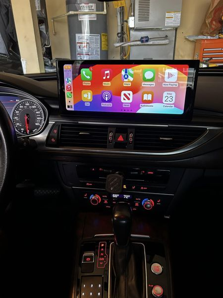Wit-Up Audi A6 Stereo Upgrade For A6 A7 Double Din Apple Carplay Radio 7 inch Touch Screen Android Auto Mirror Link Android 13 Movies Music 4G Wi-Fi Backup Cameras BT RDS DVD Aftermarket Head Unit - Wit-Up Media Refit Tech