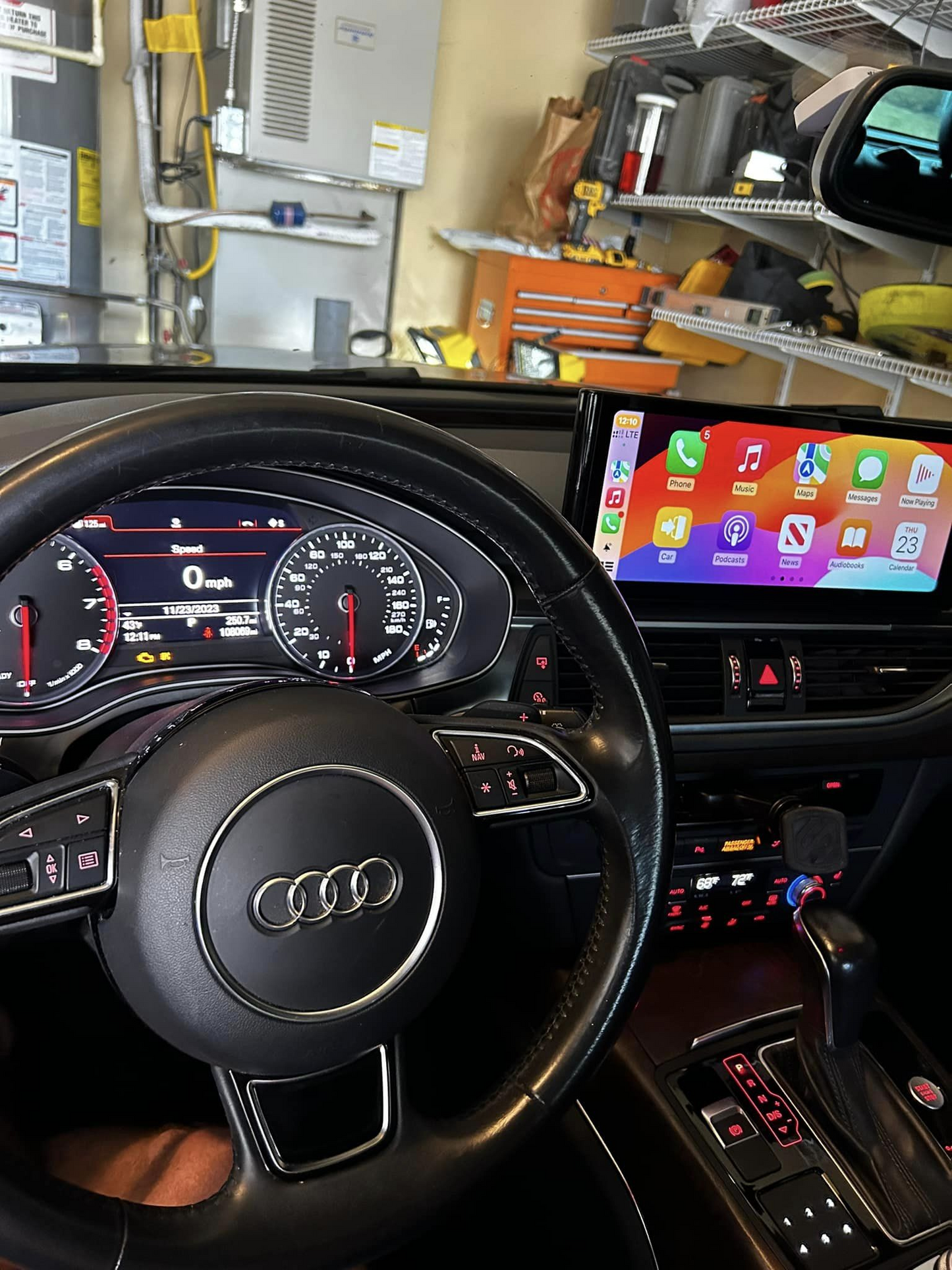 Wit-Up Audi A6 Stereo Upgrade For A6 A7 Double Din Apple Carplay Radio 7 inch Touch Screen Android Auto Mirror Link Android 13 Movies Music 4G Wi-Fi Backup Cameras BT RDS DVD Aftermarket Head Unit - Wit-Up Media Refit Tech