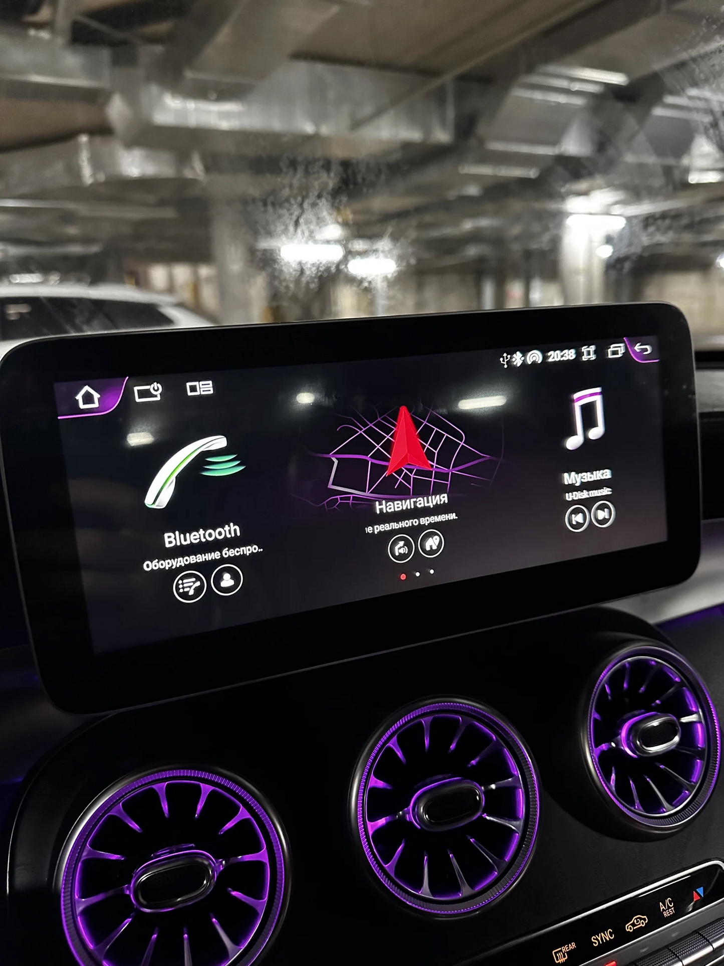 Android 12.3‘’ car navigation Autoradio Android Auto for Mercedes C W205 GLC X253 2015-2022 ntg5.0 ntg5.5 Apple CarPlay GPS Multimedia - Wit-Up Media Refit Tech