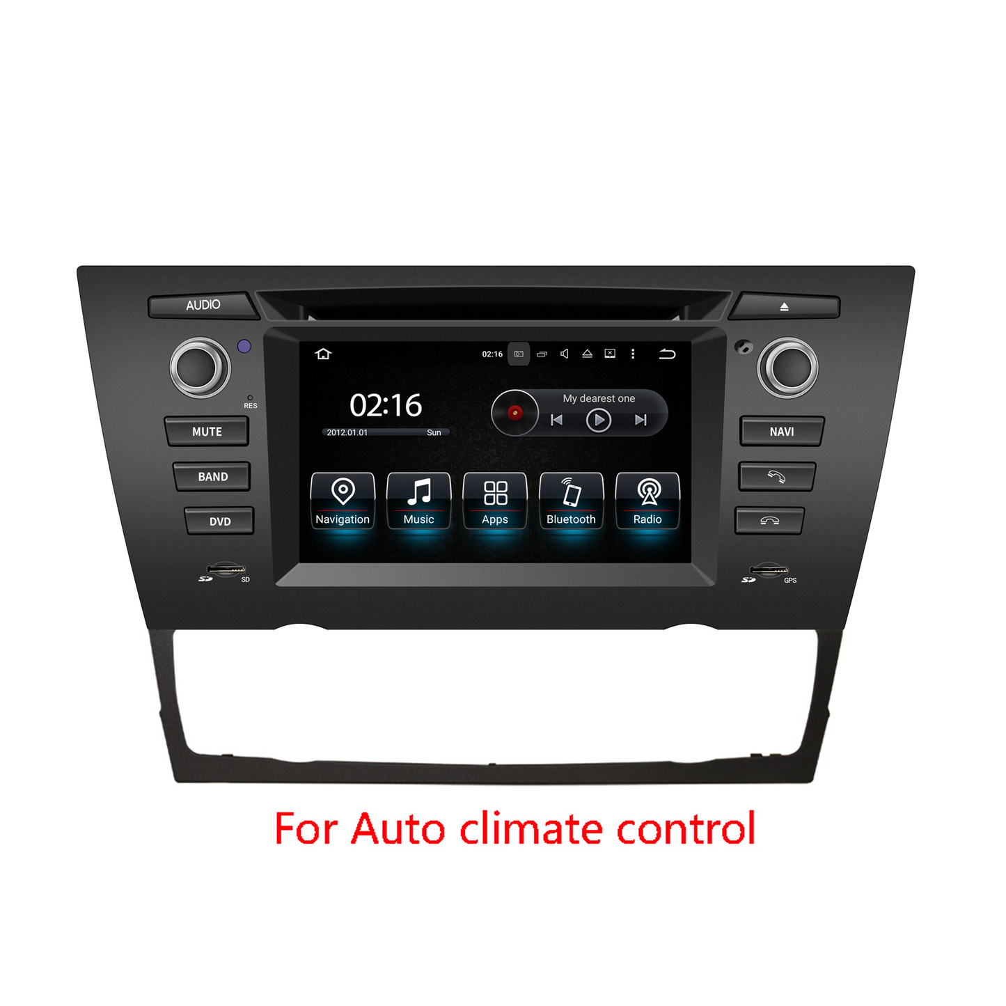 Wit-Up For BMW 3 E90 E91 E92 E93 7" Touchscreen Android 14 GPS Navi CarPlay Autoradio Car Stereo Multimedia Auto GSP Wifi DVD Player