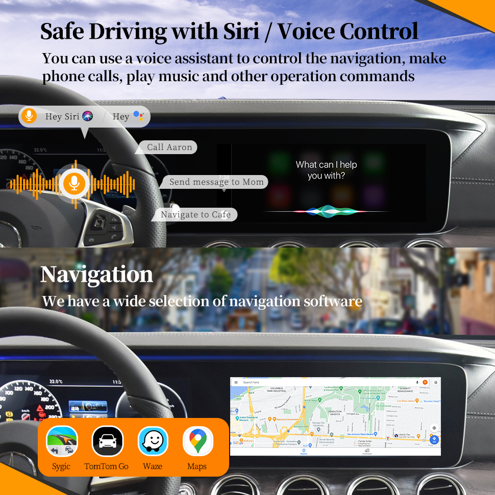 Wit-Up for Benz E W213 2016-2019 MBUX Carplay box Android box Mini carplay box AI Carplay Youtube 4G Wifi NTG5.5 - Wit-Up Media Refit Tech