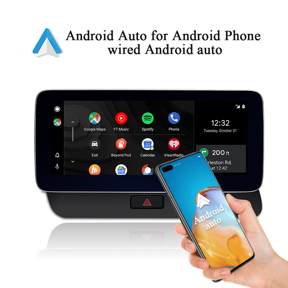 Wit-Up Audi Q5 Android Head Unit Radio Upgrade 8R 10.25" Touchscreen GPS Navi Autoradio Stereo Wireless Carplay Youtube Apply Carplay Mirroring Wired Android 13 2009 2010 2011 2012 2013 2014 2015 2016 2017
