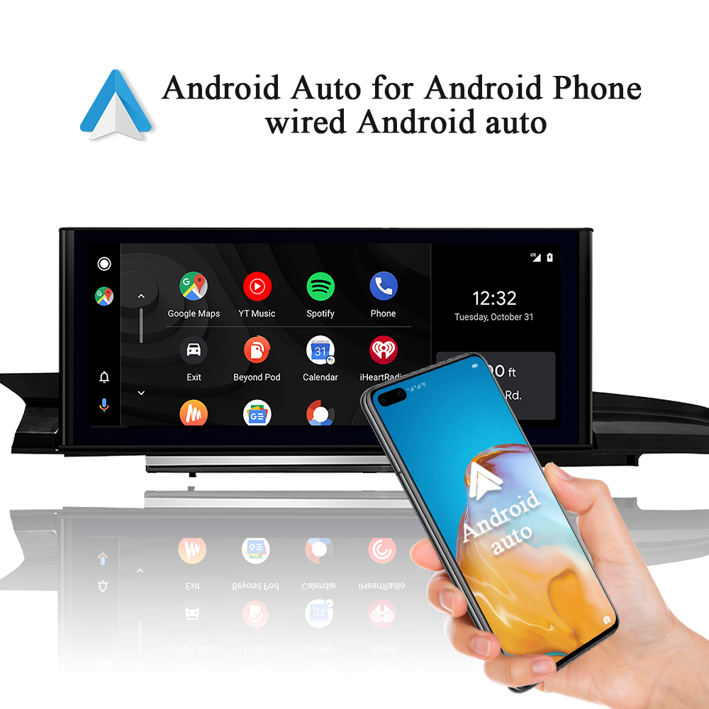 Wit-Up Audi A6 Stereo Upgrade For A6 A7 Double Din Apple Carplay Radio 7 inch Touch Screen Android Auto Mirror Link Android 13 Movies Music 4G Wi-Fi Backup Cameras BT RDS DVD Aftermarket Head Unit - Wit-Up Media Refit Tech