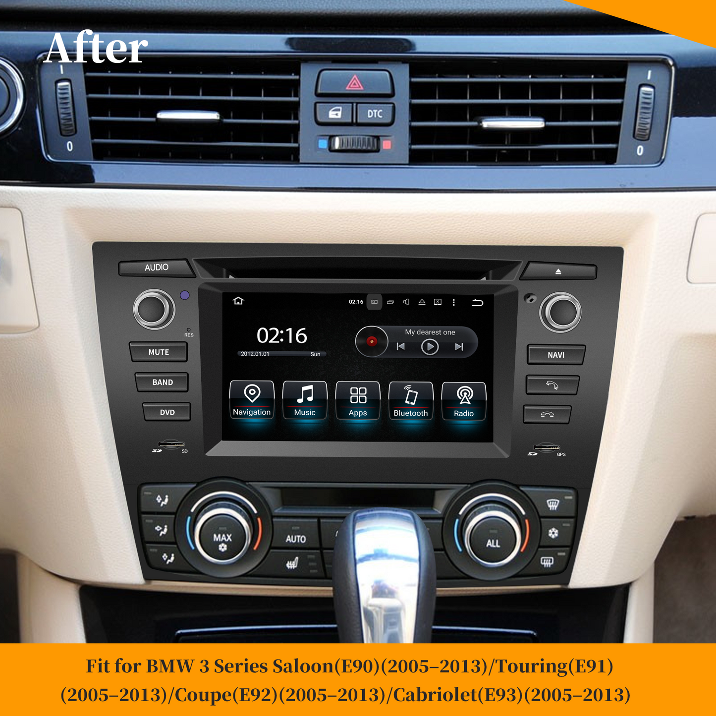 Wit-Up For BMW 3 E90 E91 E92 E93 7" Touchscreen Android 14 GPS Navi CarPlay Autoradio Car Stereo Multimedia Auto GSP Wifi DVD Player