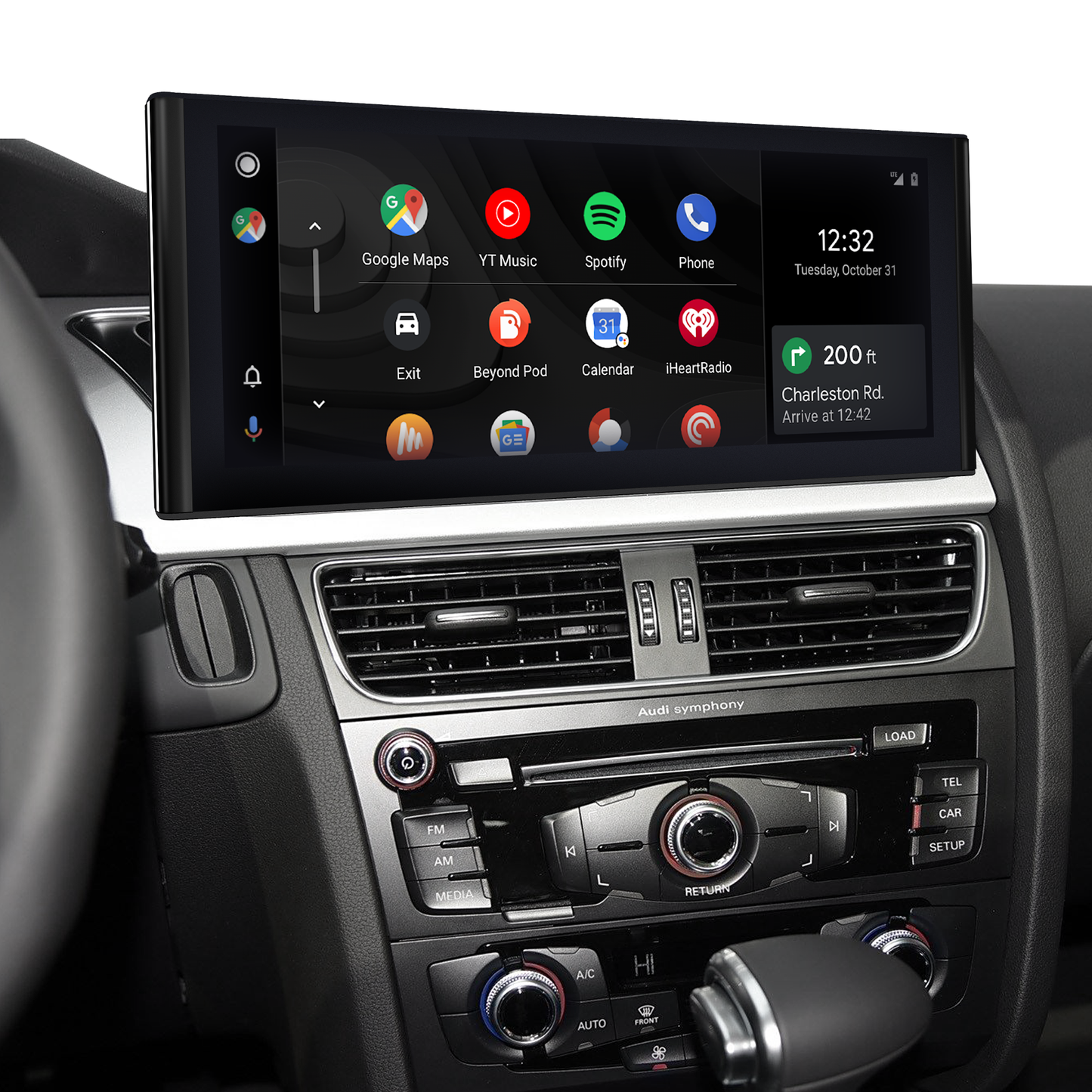 Wit-Up for Audi A4 A5 MMI 2G 12.3" Touchscreen Upgrade GPS Navigation Android Auto Stereo Wireless Carplay (2009-2015) Youtube Apply Carplay AirPlay Mirroring Wired Google Map Reddit Twitter Wit-Up CarPlay Android Screen Upgrade