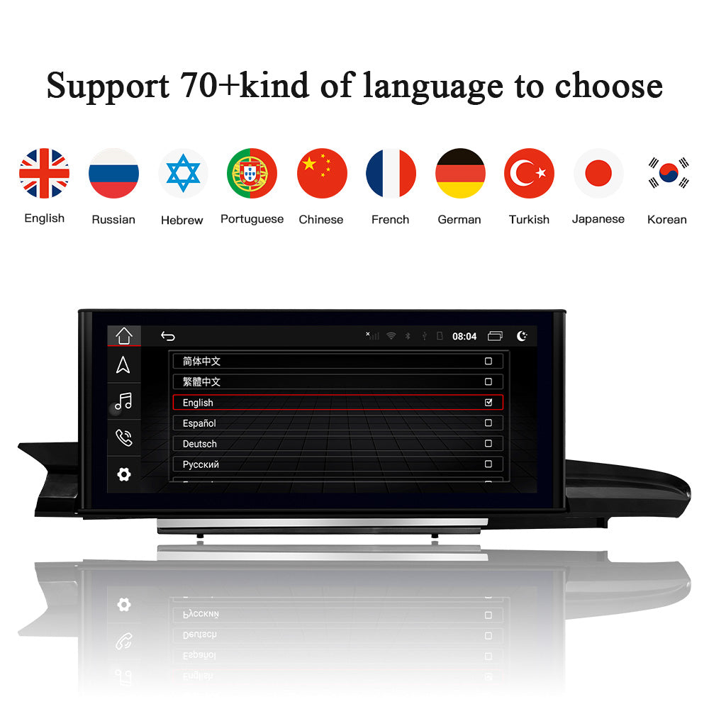 Wit-Up Audi A6 Stereo Upgrade For A6 A7 Double Din Apple Carplay Radio 7 inch Touch Screen Android Auto Mirror Link Android 13 Movies Music 4G Wi-Fi Backup Cameras BT RDS DVD Aftermarket Head Unit - Wit-Up Media Refit Tech