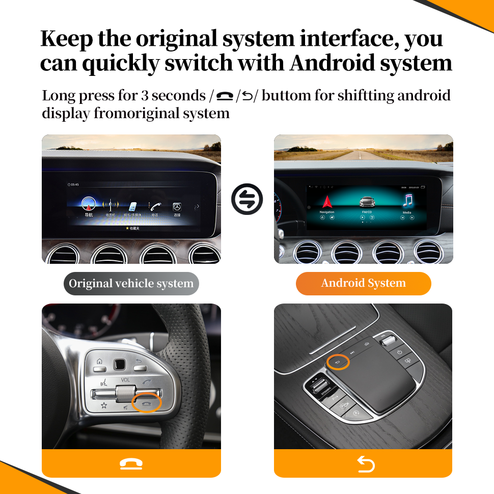 Wit-Up for Benz E W213 2016-2019 MBUX Carplay box Android box Mini carplay box AI Carplay Youtube 4G Wifi NTG5.5 - Wit-Up Media Refit Tech