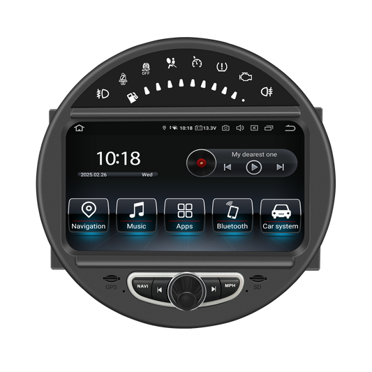 Wit-Up For Mini Cooper R56 Radio Upgrade CCC System R55 R57 R58 R59 R60 R61 Retrofit 6.5 To 8 Inch Touch Screen Wireless Apple CarPlay Android Auto Mirroring Phone To Car Screen Reverse Camera Wifi 4G Wit-Up Media Refit Tech