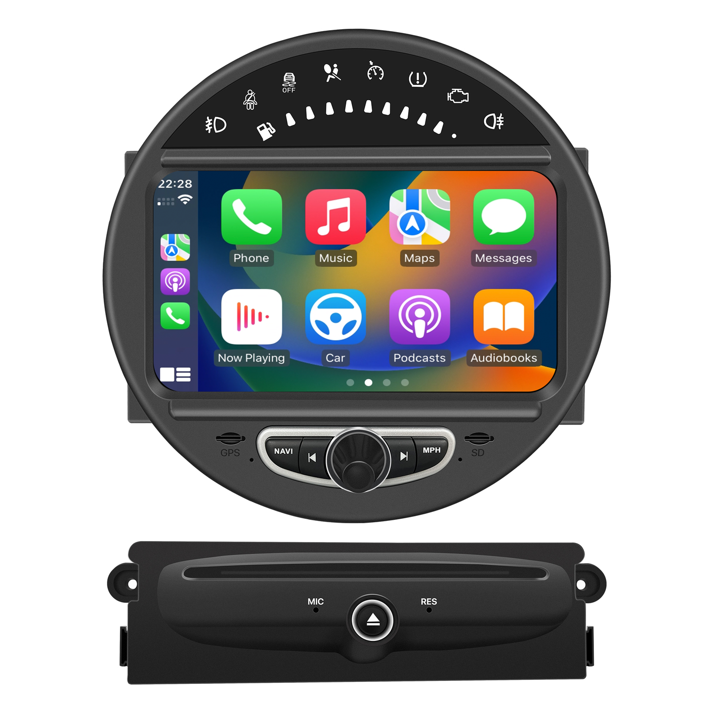 Wit-up Mini Cooper R60 Apple CarPlay Upgrade 8-inch Android Touch Screen Wireless Android Auto Spotify Navigation Vehicle Cameras Download Android Apps Games Music Movies TV Receive Calls Via Bluetooth Video Reddit Game Facebook Tiktok YouTube