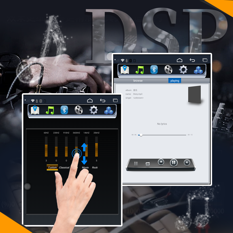 Wit-Up Android CarPlay Adapter For Volvo XC60 9" Radio NaviUpdate Multimedia System Fulll CarPlay Full Video - Wit-Up Media Refit Tech