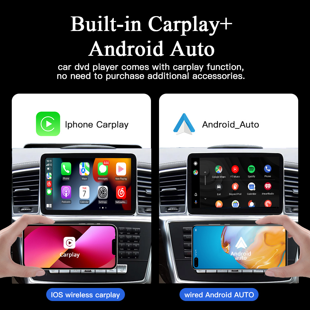 Wit-Up 9" Touchscreen GPS Navi Autoradio Stereo Wireless Carplay for Benz ML W166 GL X166 2011 2012 2013 2014 2015 Youtube Apply Carplay Carplay Mirroring - Wit-Up Media Refit Tech