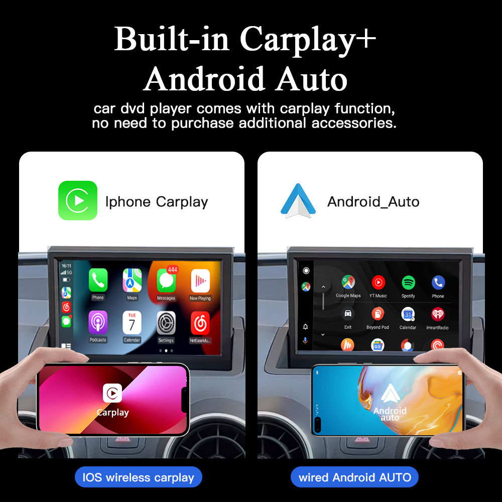 Wit-Up for Audi A1 7" Touchscreen Android Wifi GPS Multimedia Auto Navi Bluetooth USB 4G Wireless CarPlay Auto Apply Carplay Mirror Link Android Auto Netflix Best Aftermarket Stereo 2010 2011 2012 2013 2014 2015 2016 2017 2018