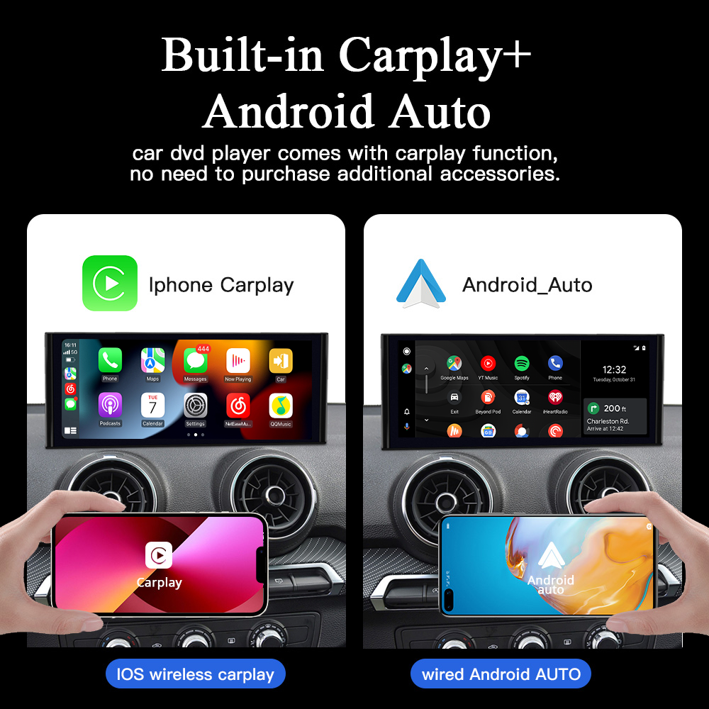Wit-Up For Audi Q2 MMI (2010-2021) 10.25“ Touchscreen Upgrade Android Radio Aftermaket GPS Navi CarPlay Autoradio Car Stereo Car Multimedia Player