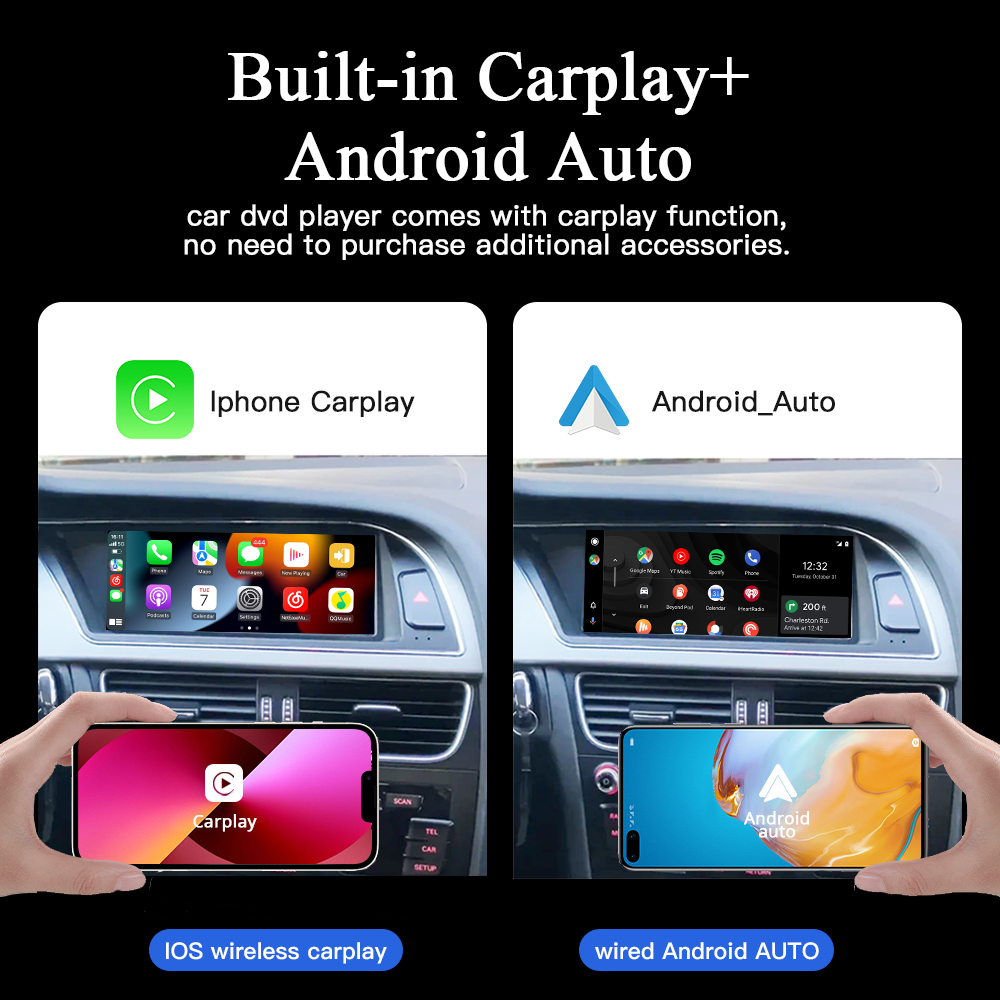 Wit-Up 8.8" Touchscreen For Audi A4 A5 MMI 2009-2016 GPS Navi Autoradio Stereo Carplay Android 14.0 Aftermarket Radio - Wit-Up Media Refit Tech