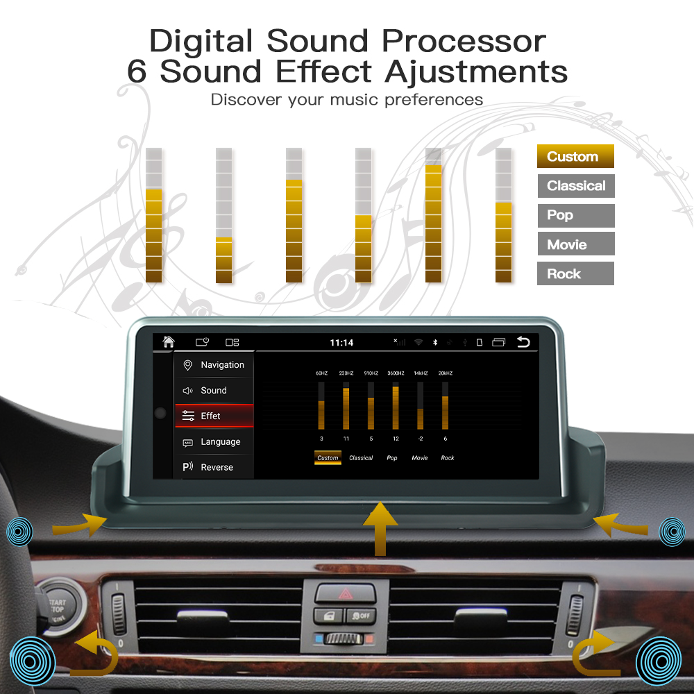 Wit-Up For BMW 3/4 E90 E91 E92 E93 10.25" Touch Screen Upgrade Radio Android 14 Aftermaket GPS Navi CarPlay Autoradio Car Stereo Multimedia