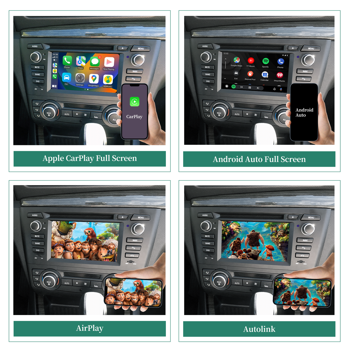 BMW E88 Android Head Unit Upgrade for BMW 1 Series E81 E82 (Automatic) 6.2 inch Touch Screen Car Stereo 4G Wi-Fi Backup Cameras Navi Google Maps RDS DVD Wireless Apple CarPlay Android Auto Spotify Wit-Up Media Refit Tech