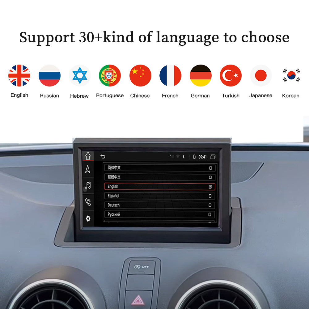 Wit-Up for Audi A1 7" Touchscreen Android Wifi GPS Multimedia Auto Navi Bluetooth USB 4G Wireless CarPlay Auto Apply Carplay Mirror Link Android Auto Netflix Best Aftermarket Stereo 2010 2011 2012 2013 2014 2015 2016 2017 2018