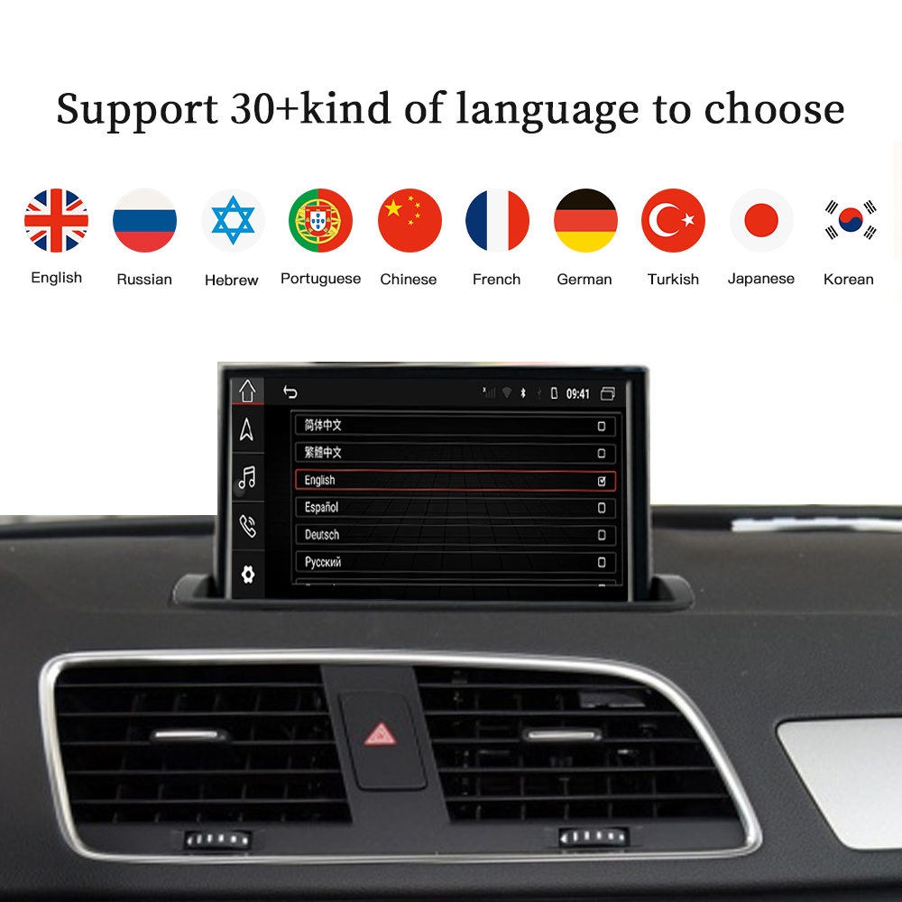 Wit-Up 8.8" Touchscreen GPS Navi Autoradio Stereo Wireless Carplay For Audi Q3 8U Sport MMI 2G MMI 3G 2011-2018 Youtube Apply Carplay AirPlay Mirroring Aftermarket Upgrade Radio - Wit-Up Media Refit Tech