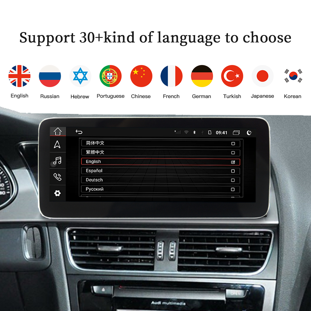 Wit-Up for Audi A4/A5 B8 B8.5 MMI (2009-2017) 10.25" Touchscreen GPS navi autoradio stereo wireless carplay Youtube Apply Carplay Carplay Mirroring Mirroring Wired Android Netflix Waze