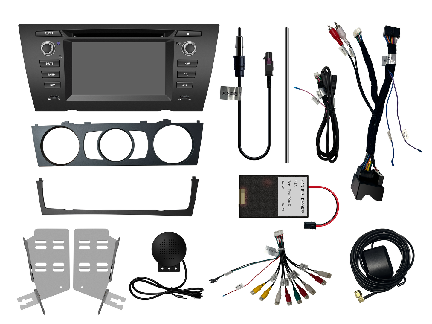 Wit-Up For BMW 3 E90 E91 E92 E93 7" Touchscreen Android 14 GPS Navi CarPlay Autoradio Car Stereo Multimedia Auto GSP Wifi DVD Player - Wit-Up Media Refit Tech