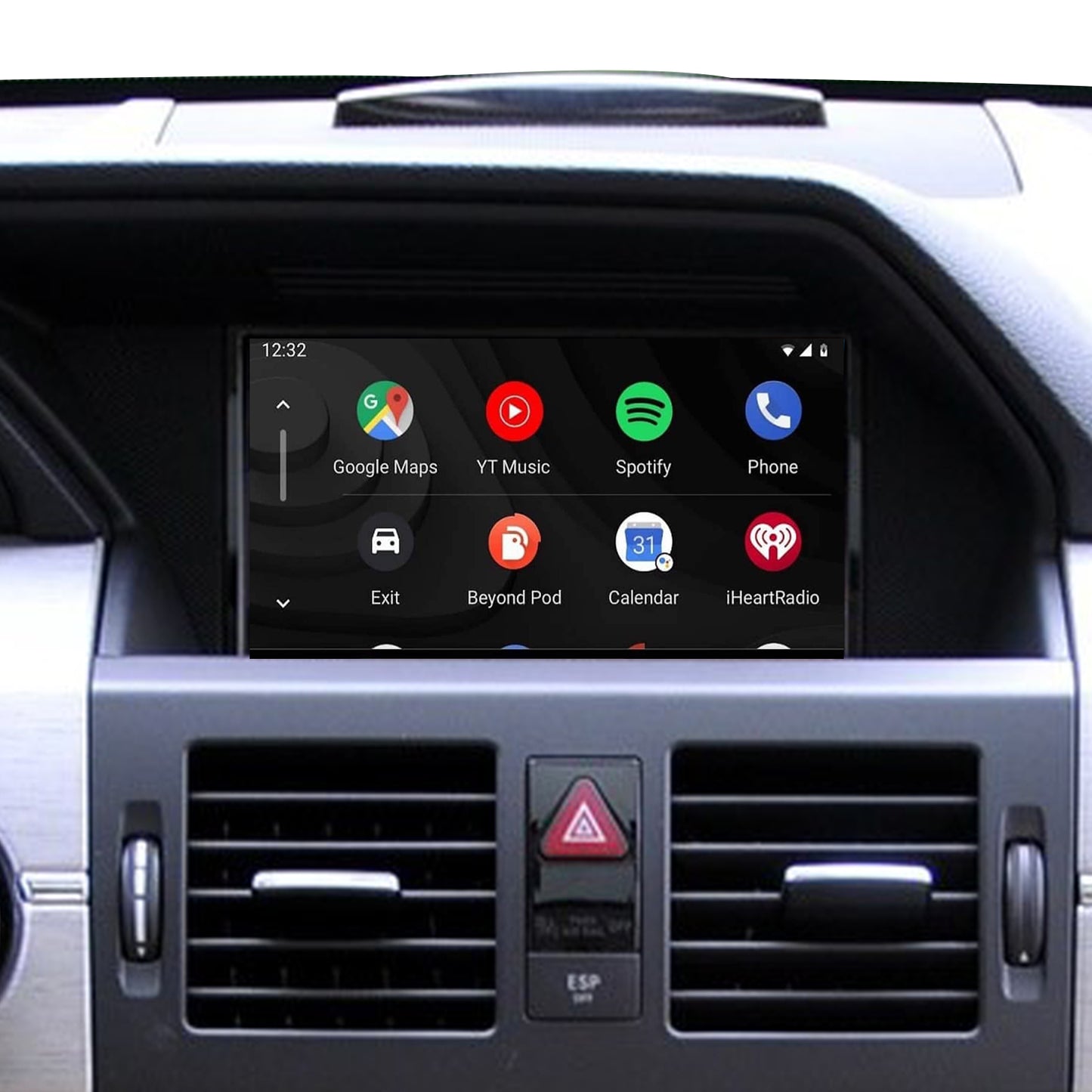 Mercedes GLK X204 NTG 4.0 install 7 inch Android Touch Screen Wireless Apple CarPlay Android Auto Split Screen Mode Samsung Phone Apps Mirror Full Screen Navigation Waze Netflix Spotify Backup Cameras