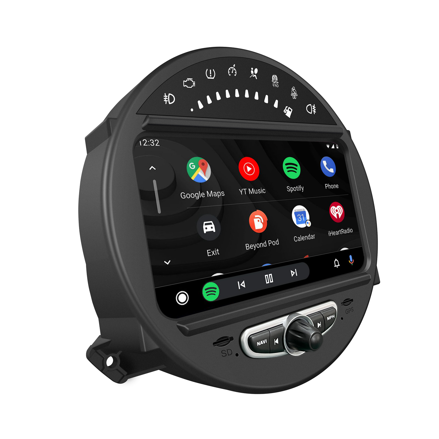 Wit-up 6.5 Mini Cooper CIC R56 Apple CarPlay Upgrade 8-inch Android Touch Screen Wireless Android Auto Facebook Navigation Vehicle Cameras Download Android Apps Games Music Movies Receive Calls Via Bluetooth