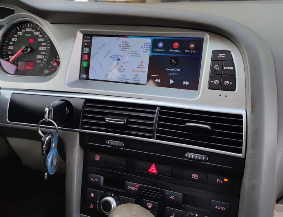Audi A6 C6 Android Head Unit Audio Upgrade 8.8 Inch Touch Screen Apple CarPlay Andriod Auto Netflix WiFi Android13 2003 2004 2005 2006 2007 2008 2009 2010 2011 - Wit-Up Media Refit Tech