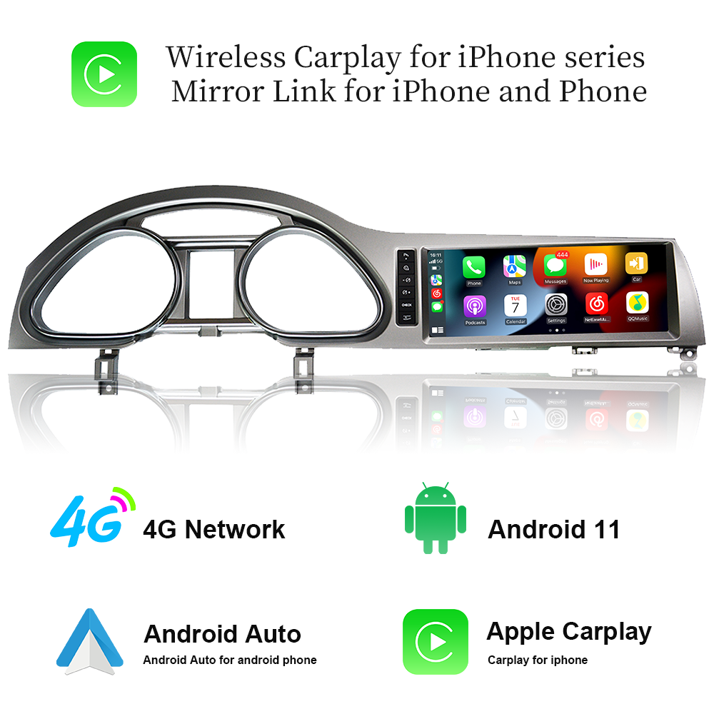 Wit-Up Head Unit Car Stereo For Audi Q7 4L MMI 2005-2015 10.25 inch Touch Screen Radio Apple CarPlay & Android Auto GPS Navigation Bluetooth Backup Camera Aftermarket Google Maps 4G Wi-Fi