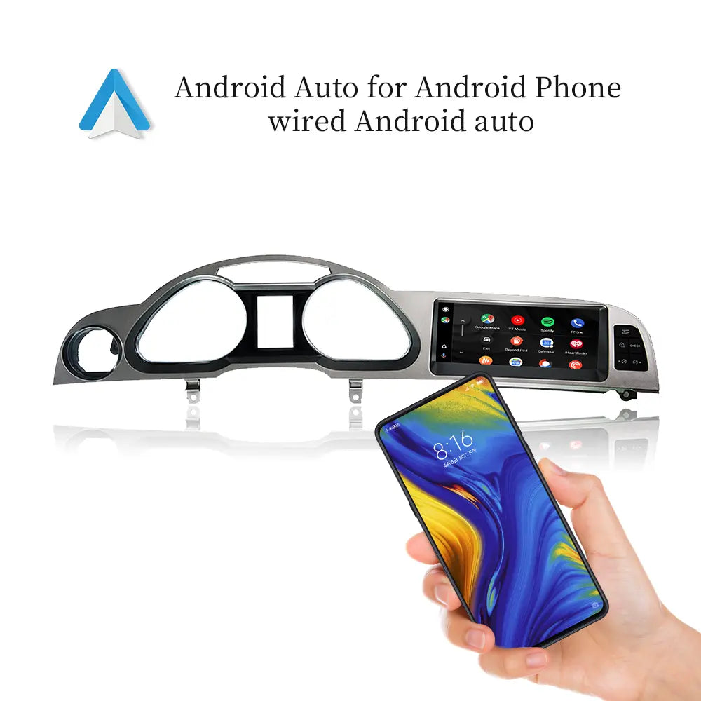 Audi A6 C6 Android Head Unit Audio Upgrade 8.8 Inch Touch Screen Apple CarPlay Andriod Auto Netflix WiFi Android13 2003 2004 2005 2006 2007 2008 2009 2010 2011 - Wit-Up Media Refit Tech