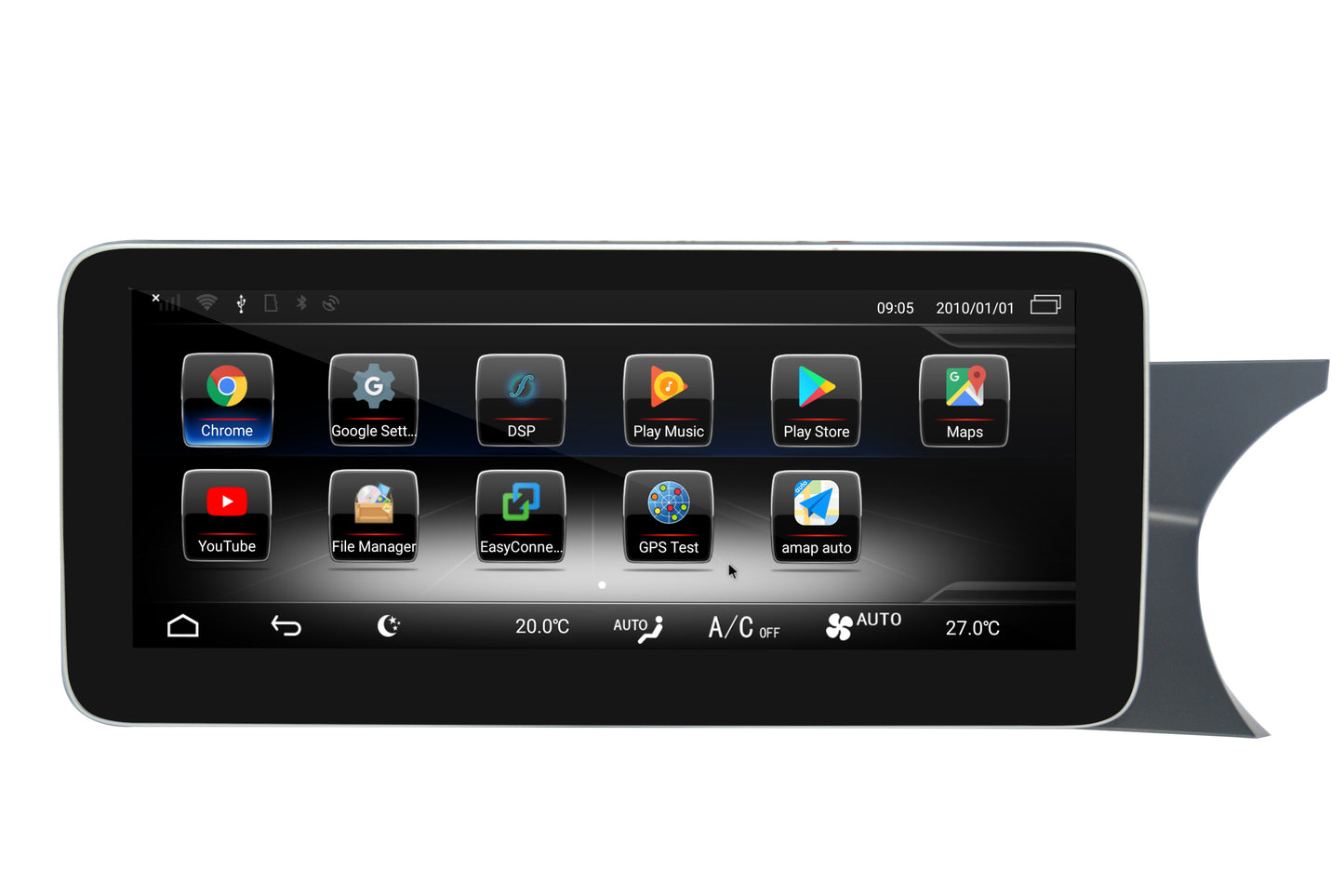 Android 11 car multimedia DVD stereo radio player GPS navigation CarPlay auto for Benz C W204 RHD 2011-2013 ntg4.2-ntg4.5 - Wit-Up Media Refit Tech