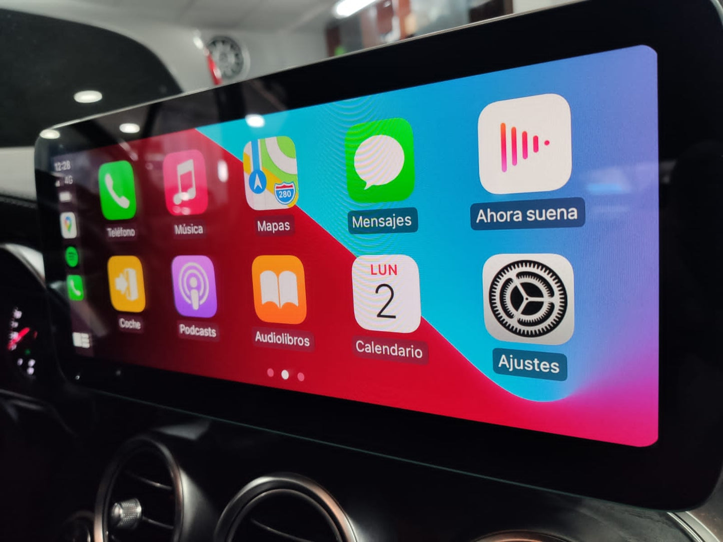 Android 12.3‘’ car navigation Autoradio Android Auto for Mercedes C W205 GLC X253 2015-2022 ntg5.0 ntg5.5 Apple CarPlay GPS Multimedia - Wit-Up Media Refit Tech