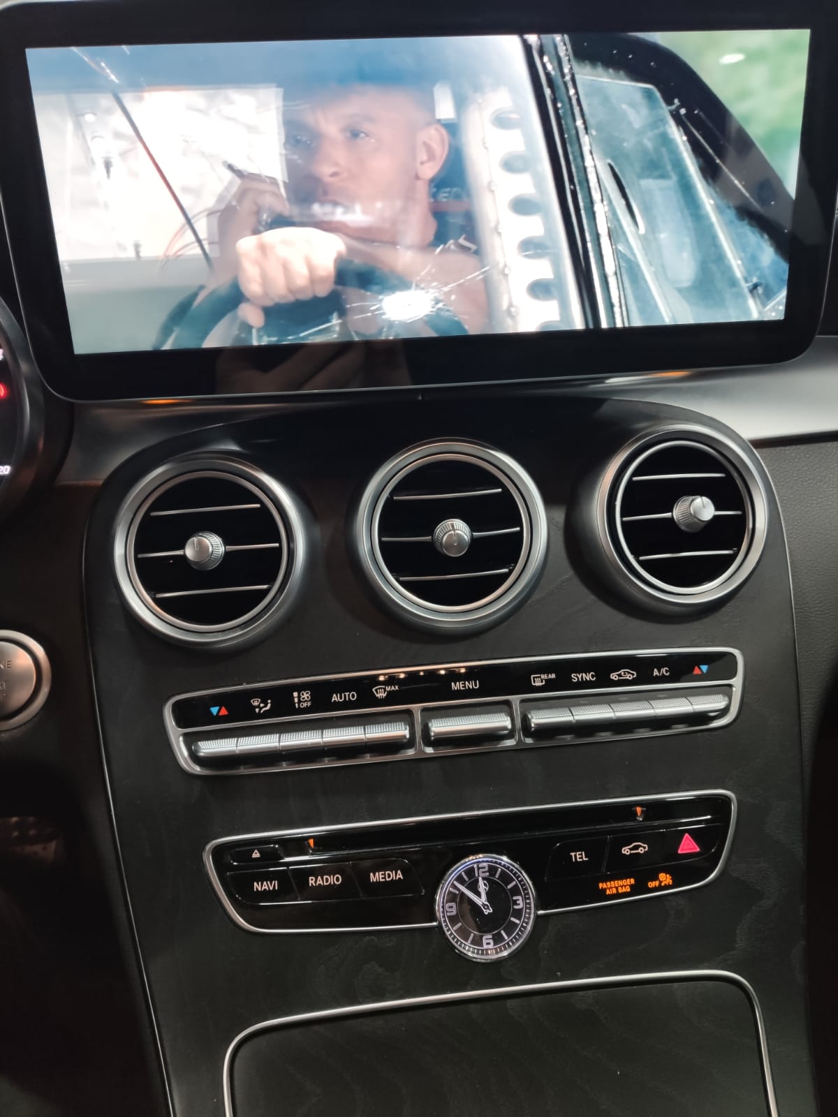 Android 12.3‘’ car navigation Autoradio Android Auto for Mercedes C W205 GLC X253 2015-2022 ntg5.0 ntg5.5 Apple CarPlay GPS Multimedia - Wit-Up Media Refit Tech