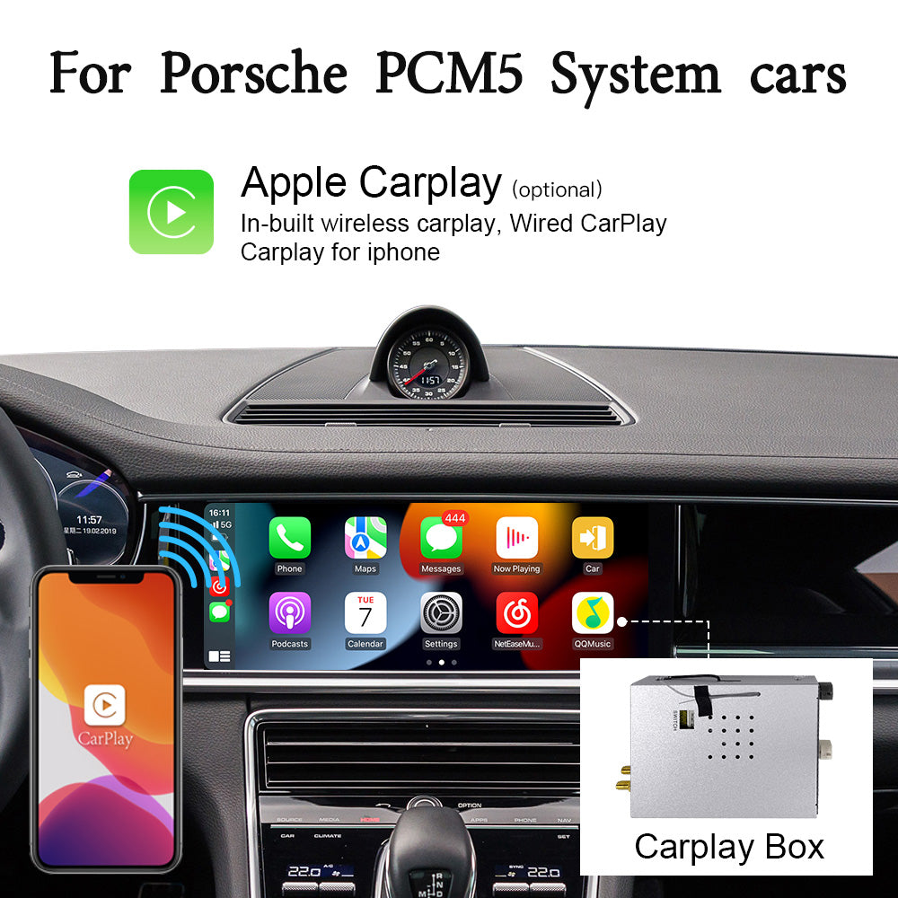 wit-up Air Carplay box MMI Carplay Android box for Porsche Panamera 2017-today PCM 4.1 youtu android auto CarPlay Android 11 - Wit-Up Media Refit Tech