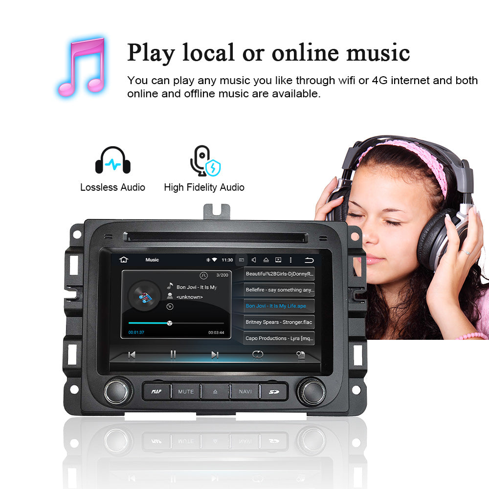 wit-up For Dodge RAM 1500 2500 3500 4500 Touchscreen Android 11 Aftermaket GPS Navi CarPlay Autoradio Car Stereo Multimedia - Wit-Up Media Refit Tech