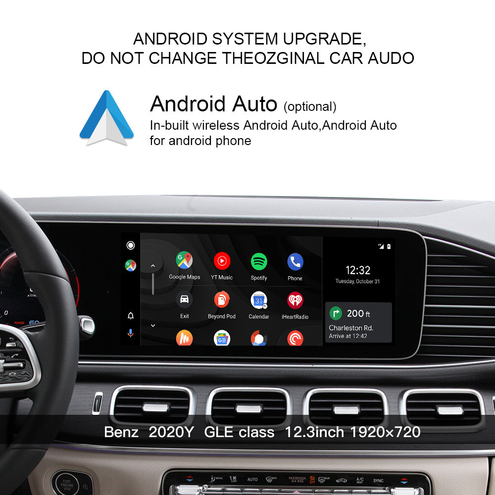 Wit-Up for Benz A/B/CLA/GLA/GLB/GLC/EQC//GLE/GLS 2019-2022 Series MBUX NTG6.0 upgrade Apple CarPlay Android Auto Navigation adapter - Wit-Up Media Refit Tech