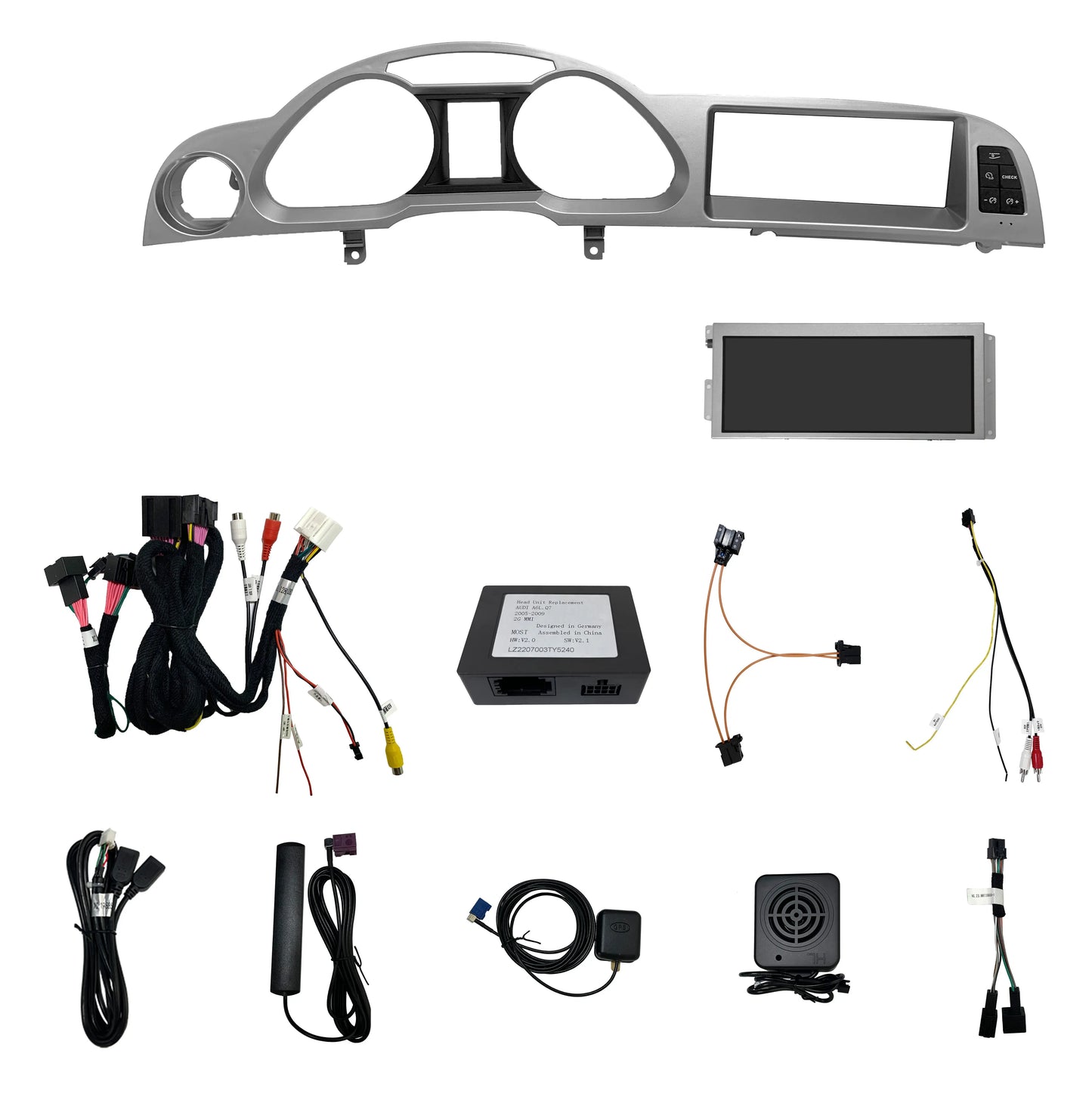 Audi A6 C6 Android Head Unit Audio Upgrade 8.8 Inch Touch Screen Apple CarPlay Andriod Auto Netflix WiFi Android13 2003 2004 2005 2006 2007 2008 2009 2010 2011 - Wit-Up Media Refit Tech