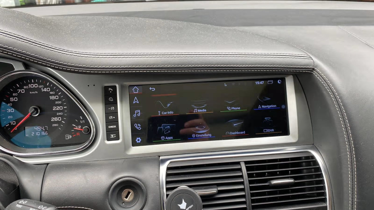 Wit-Up Head Unit Car Stereo For Audi Q7 4L MMI 2005-2015 10.25 inch Touch Screen Radio Apple CarPlay & Android Auto GPS Navigation Bluetooth Backup Camera Aftermarket Google Maps 4G Wi-Fi