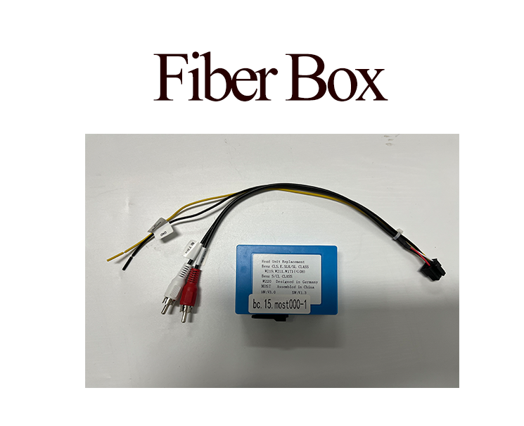 wit-up D2B car stereo radio receiver optical fiber optic decoder most models for Benz SL R230 S55 with fiber optic cable - Wit-Up Media Refit Tech